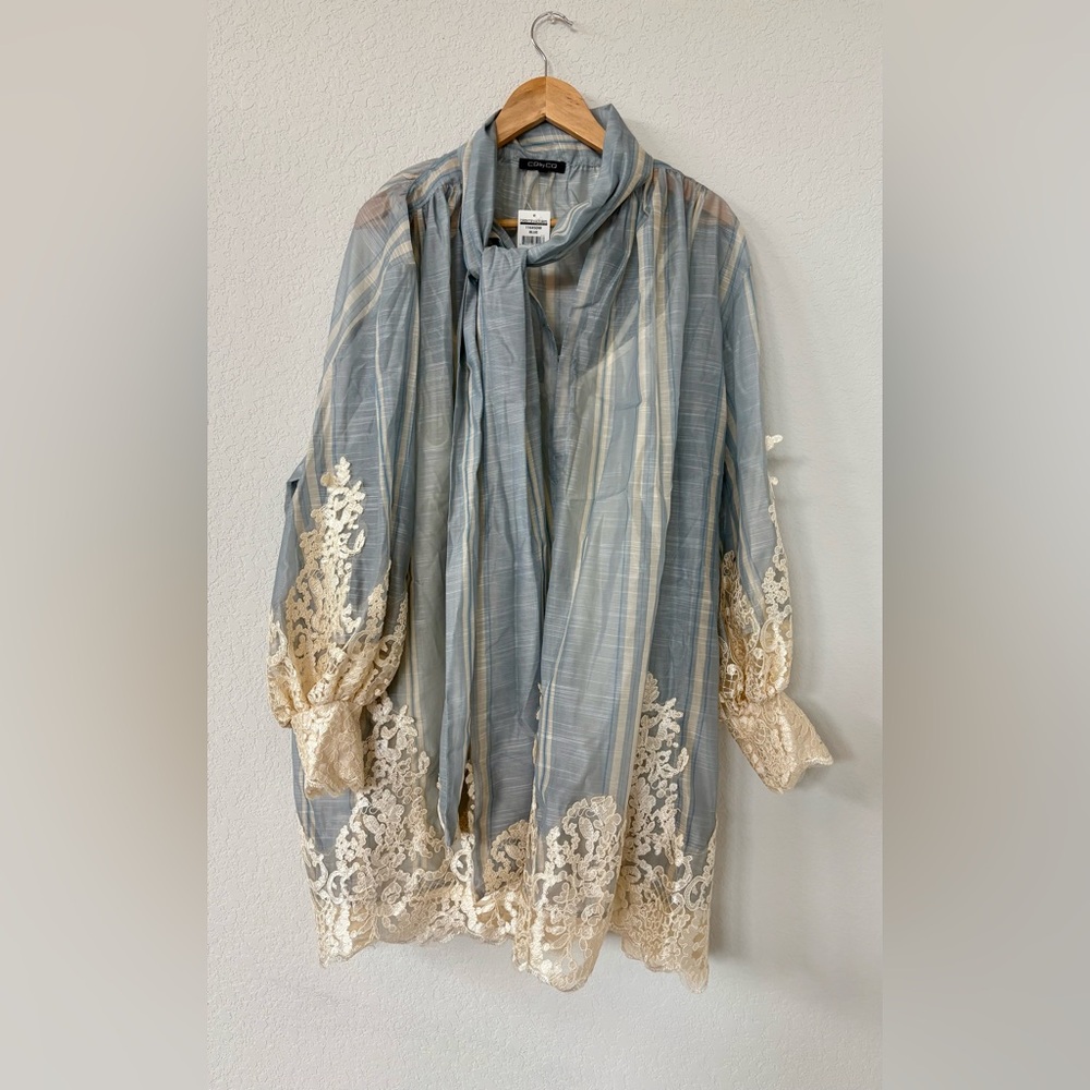 CQbyCQ Lyrical Lace Edge Mini Dress
